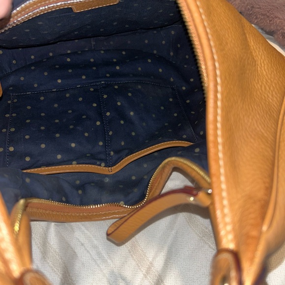 Kate spade vintage Leather Hobo Shoulder Bag in Cognac Brown - Picture 4 of 5